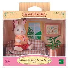 Sylvanians Chocolate Rabbit Father Set