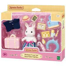 Sylvanians Weekend Travel Set Snow Rabbit Mother