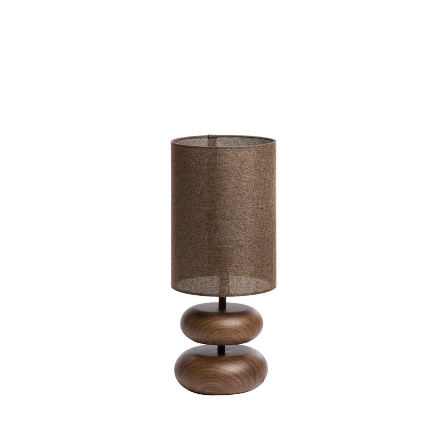 Table Lamp 22 x 50.5cm DANIALO Wood Print Dark Brown