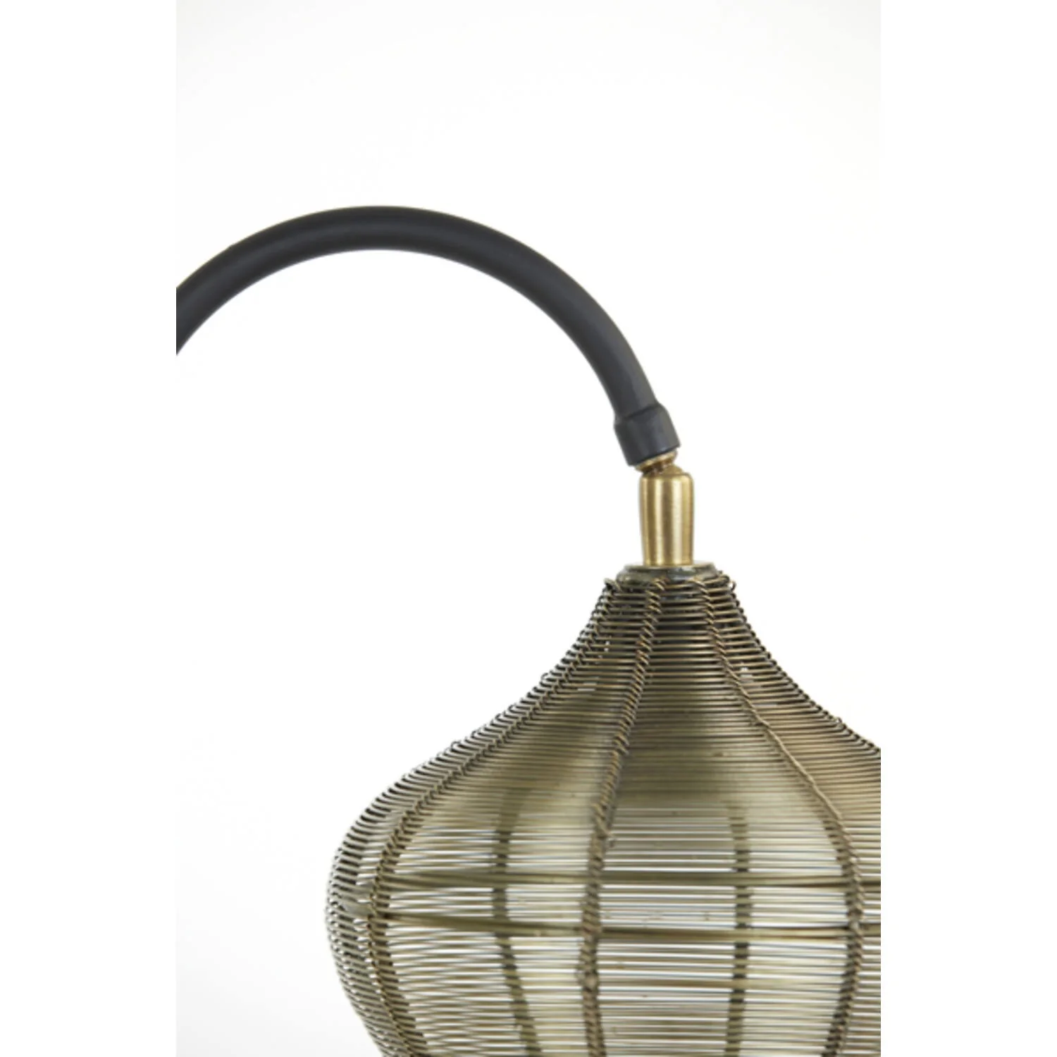 Table Lamp 27 x 20 x 61cm ALVARO Antique Bronze & Matt Black - Image 3