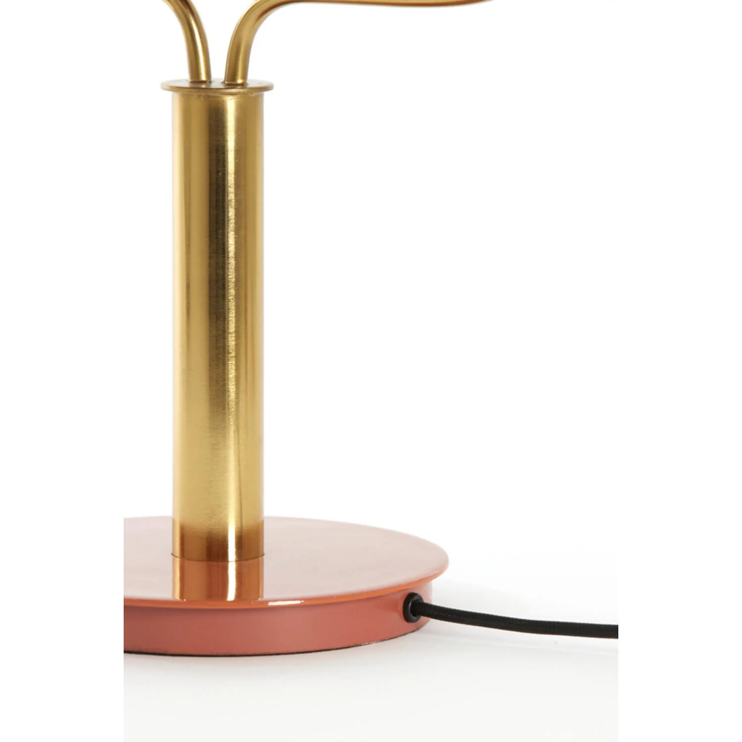 Table Lamp 37 x 14 x 43cm AYER Shiny Orange & Gold - Image 3
