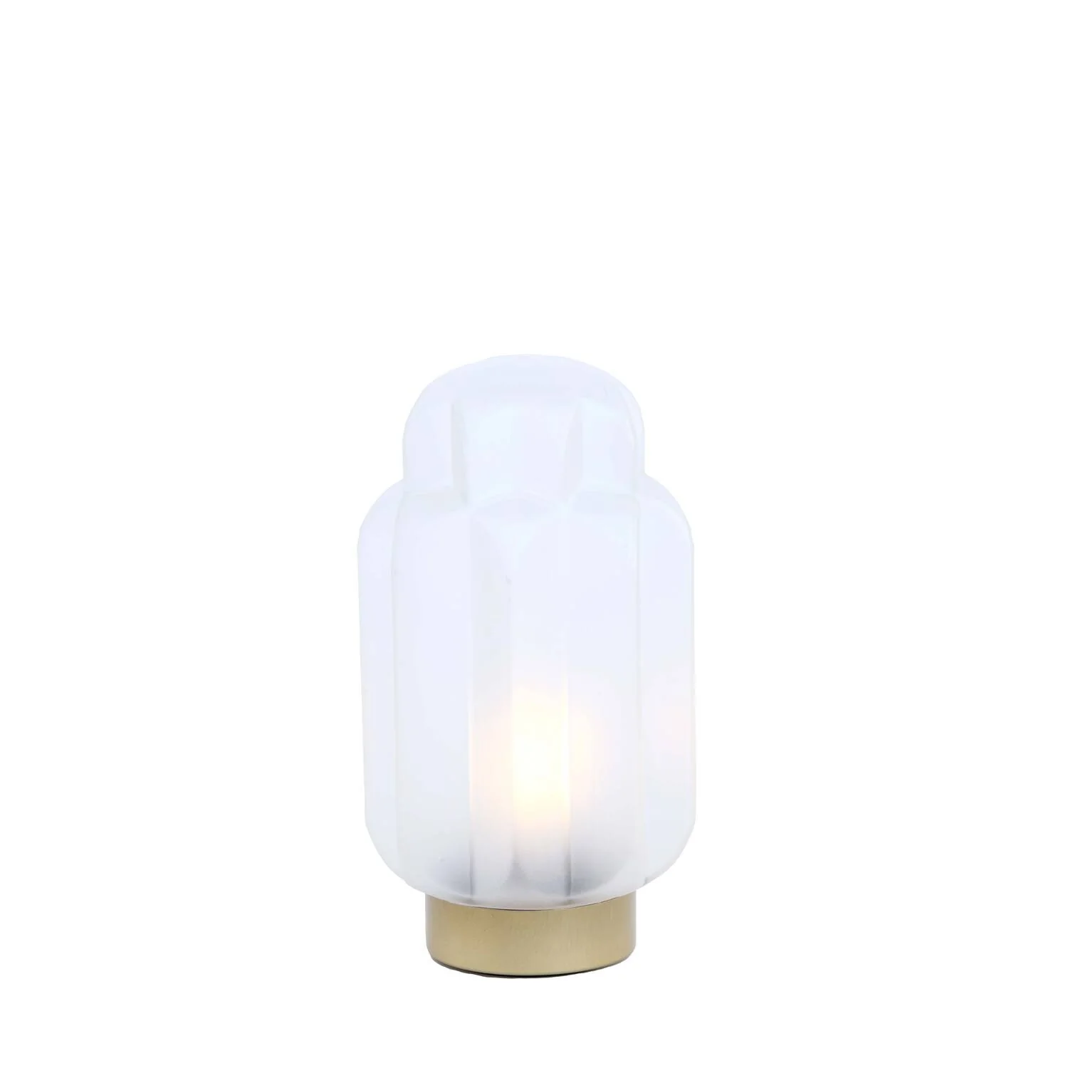 Table Lamp LED 11.5 x 22cm THISIO Glass Matt White - Image 2