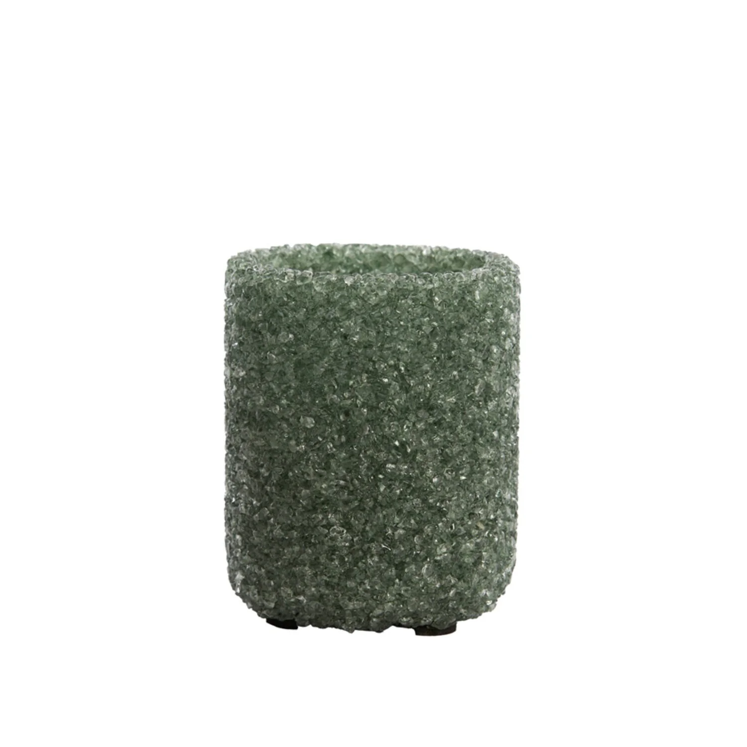 Tealight Holder 8 x 9.5cm MORITA Glass Green Blue