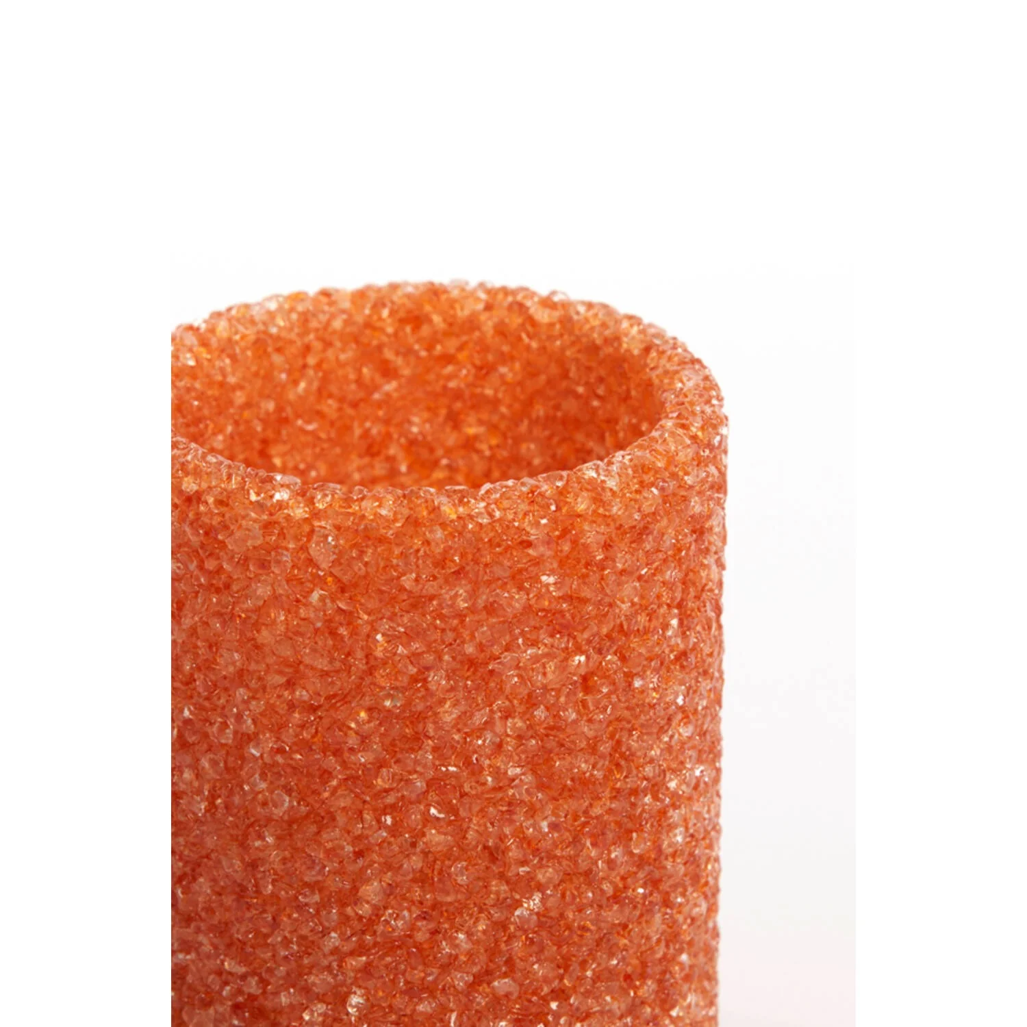 Tealight Holder 8 x 9.5cm MORITA Glass Orange - Image 2