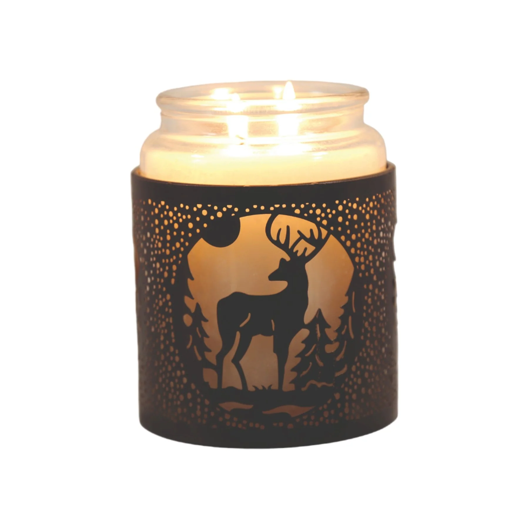 Tealight Wax Melter and Candle Holder - Black Stag 10.5cm - Image 2