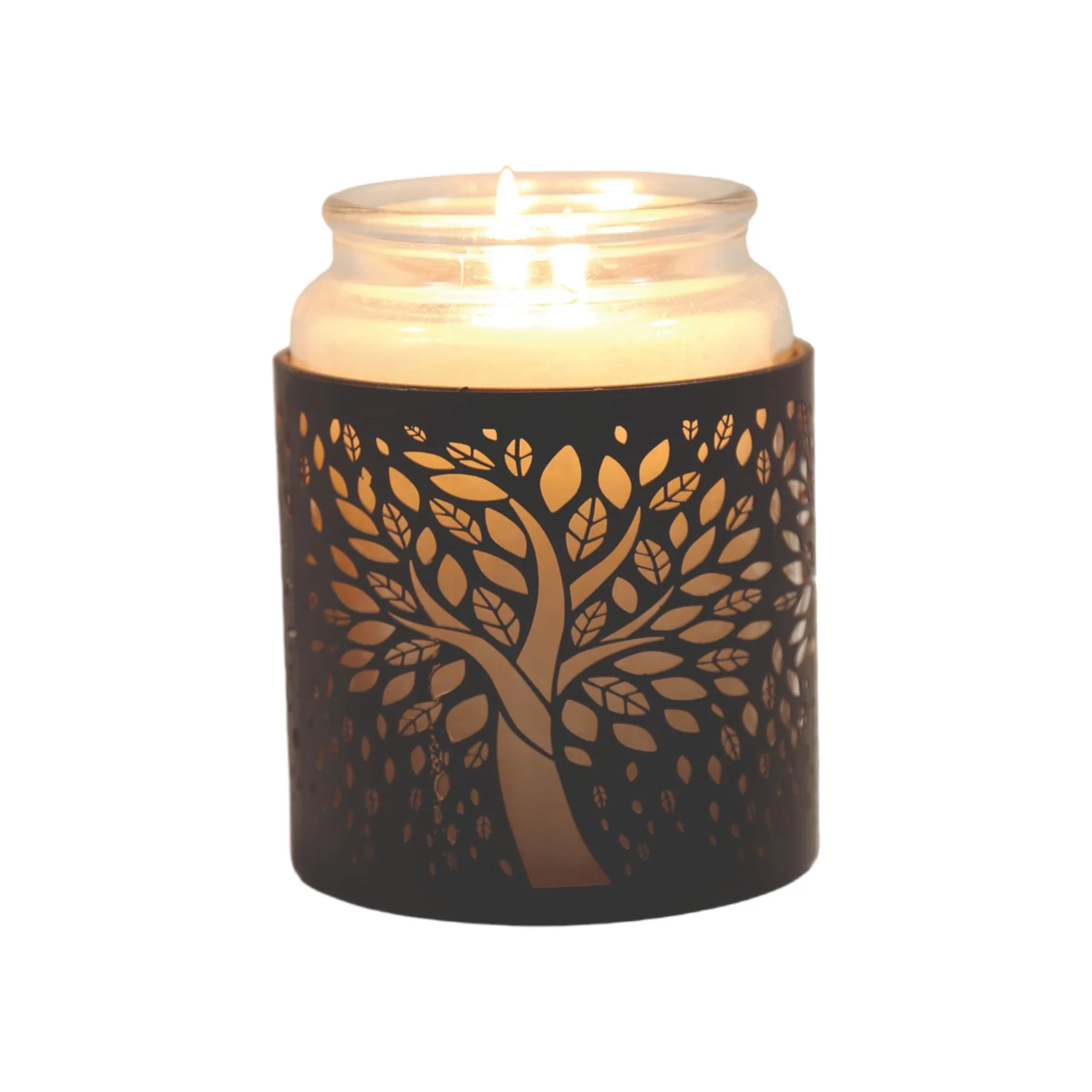 Tealight Wax Melter and Candle Holder - Black Tree of Life 10.5cm - Image 2