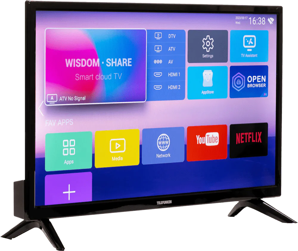 Telefunken 24" LED HD Smart Tv | D18G-TF-TS2410