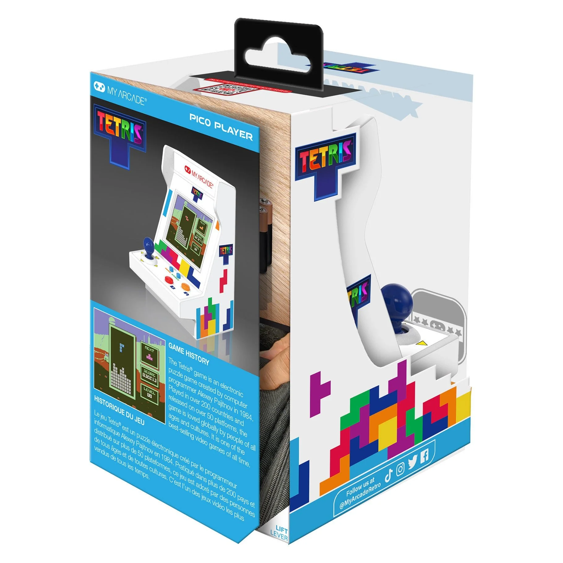 Tetris Pico Player 3.7" Portable Retro Arcade (101 Games in 1) - Image 3