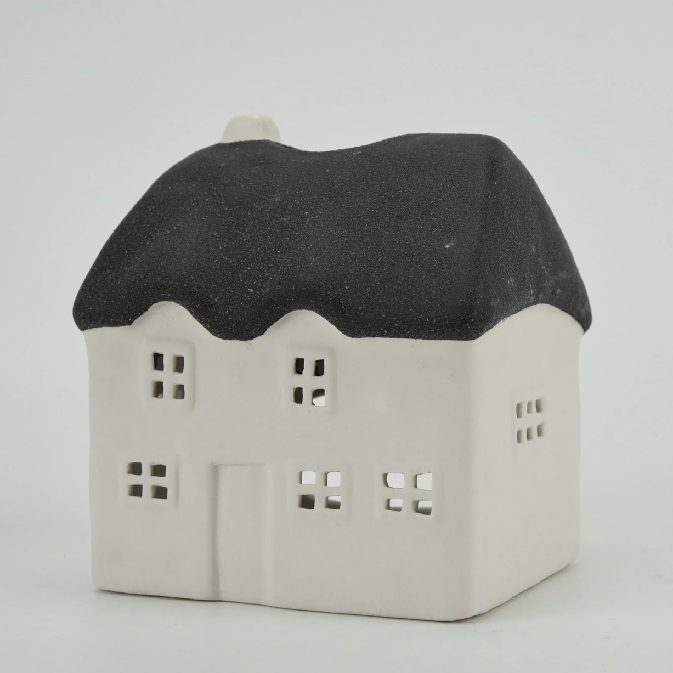 Thatched Cottage Tealight Holder 13cm - Image 2