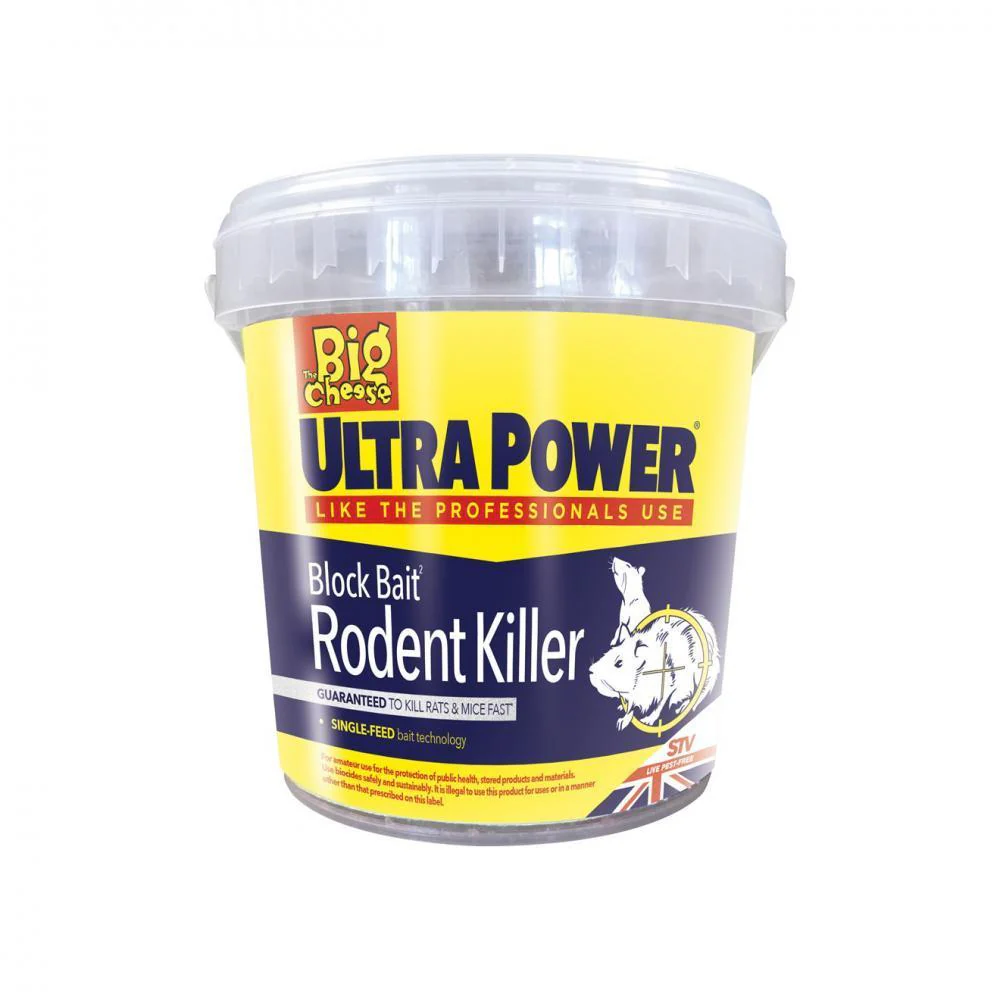 The Big Cheese Ultra Power Block Bait Rodent Killer Sta - Image 2