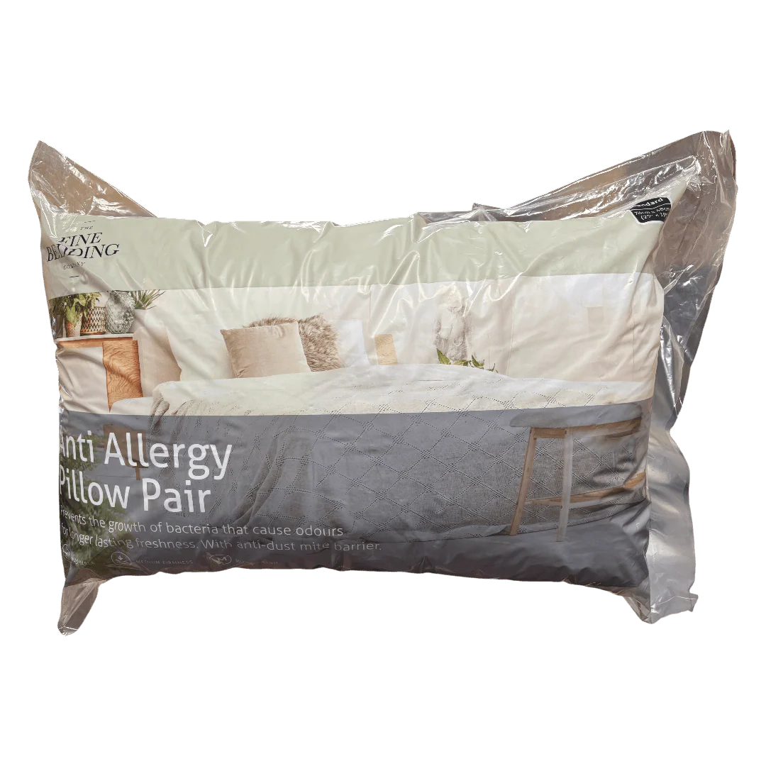 The Fine Bedding Company Anti-Allergy Pillow 2pk