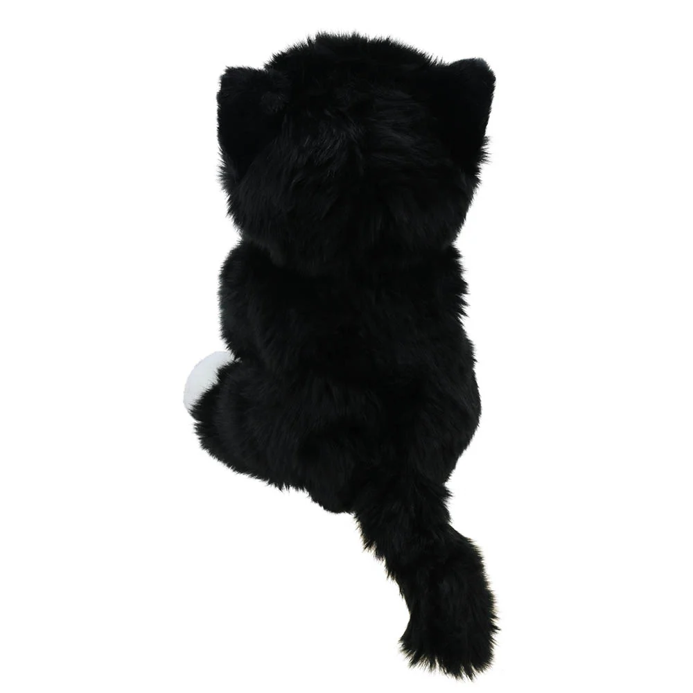 The Puppet Company Black And White Cat Wilberry Favourite Soft Toy - Image 3