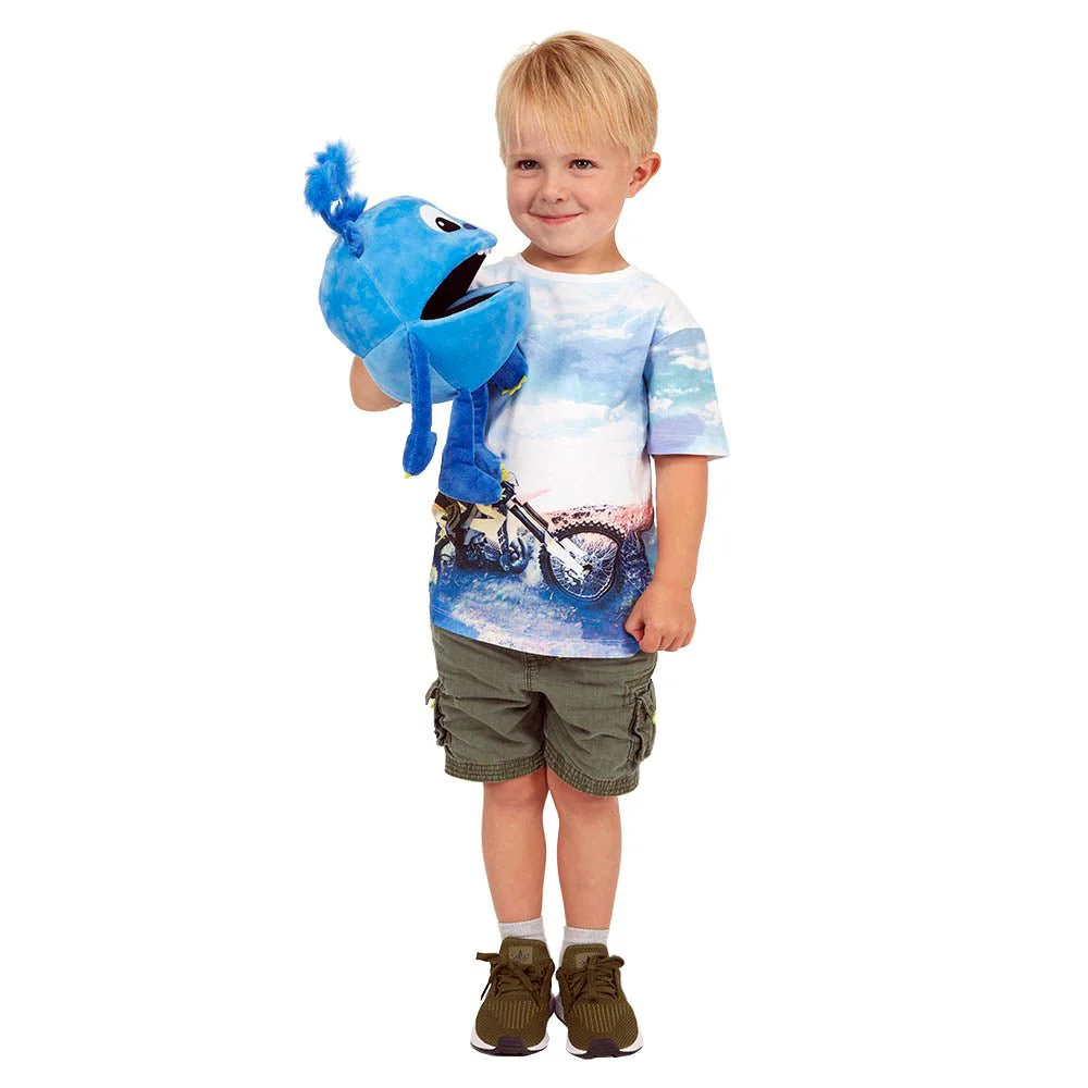 The Puppet Company Blue Baby Monster Hand Puppet - Image 2