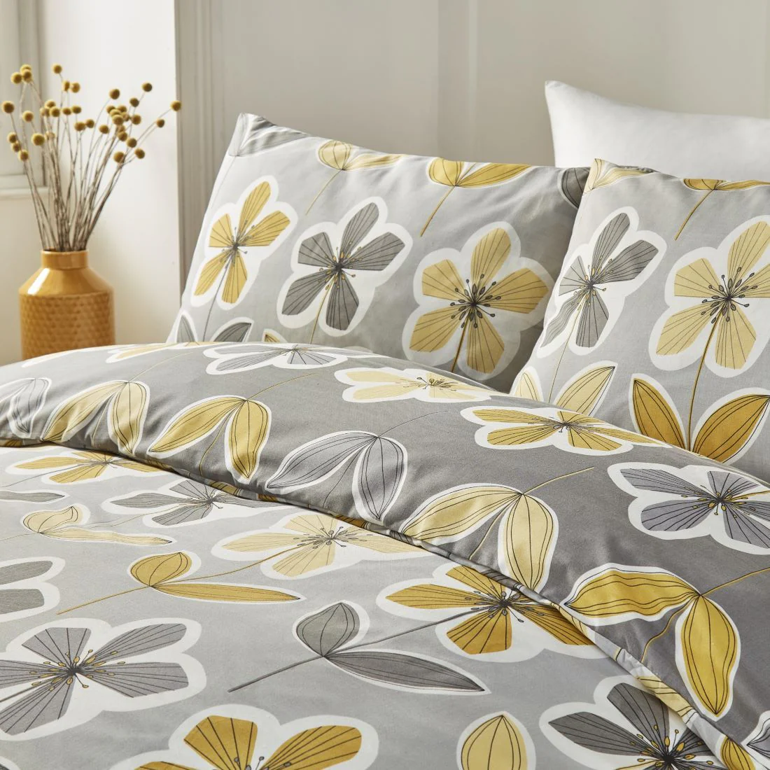 Thea Grey Duvet Set Kingsize - Image 3