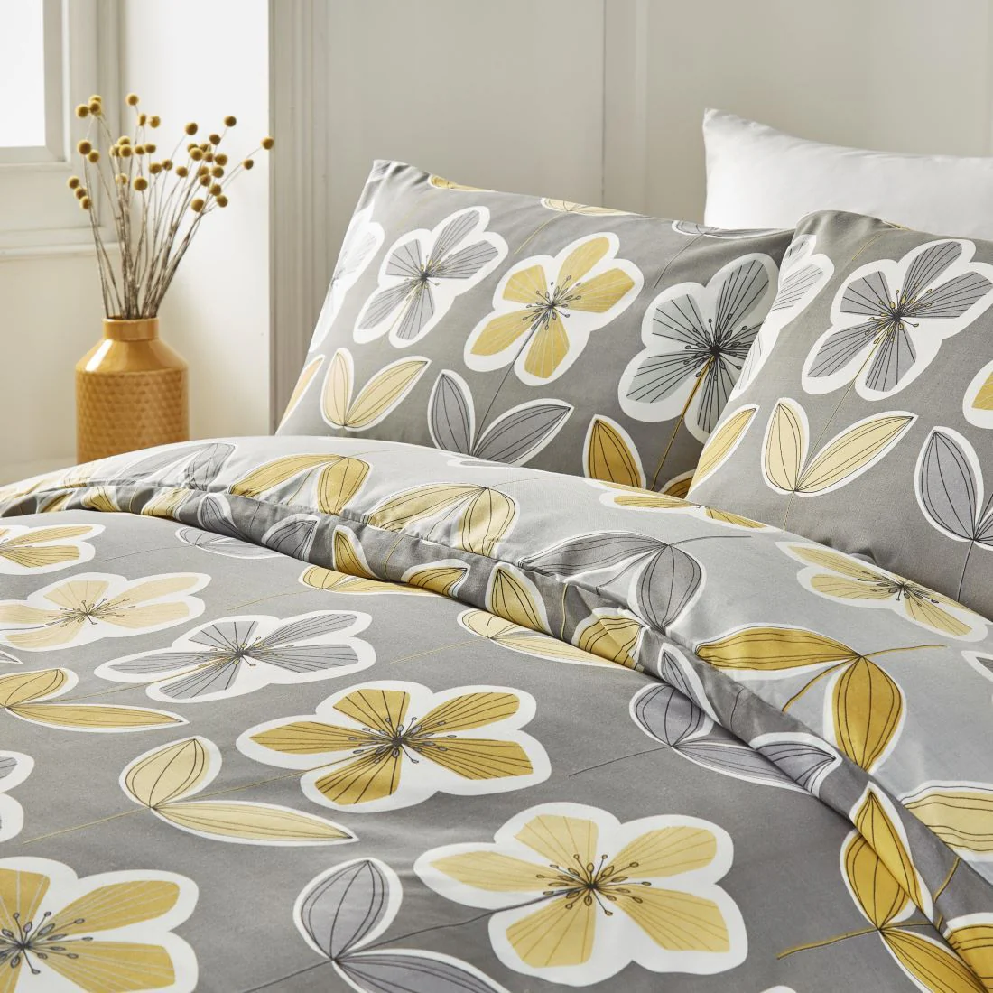 Thea Grey Duvet Set Kingsize - Image 5