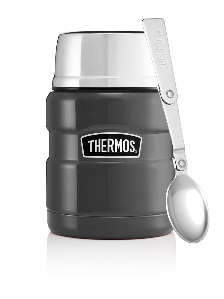 Thermos Stainless King™ 470ml Food Flask Grey - Image 4