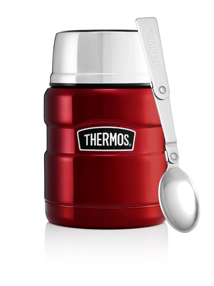 Thermos Stainless King™ 470ml Food Flask Red - Image 4