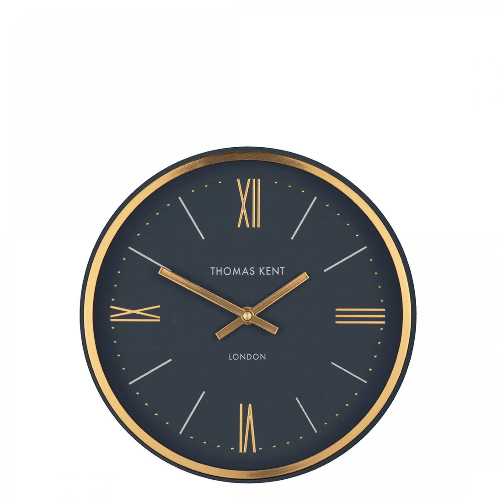Thomas Kent 10'' Hampton Wall Clock Navy
