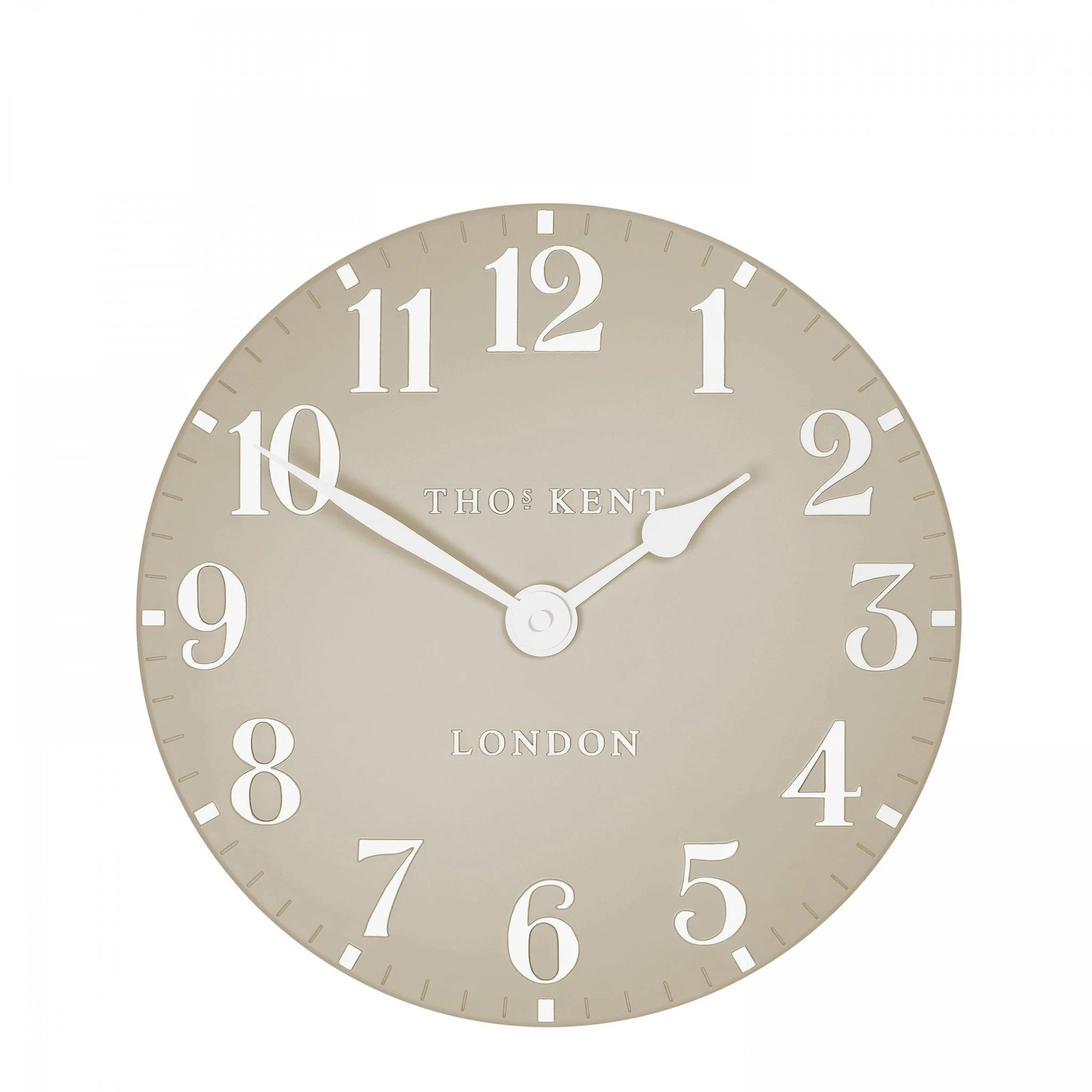 Thomas Kent 12'' Arabic Wall Clock Sand