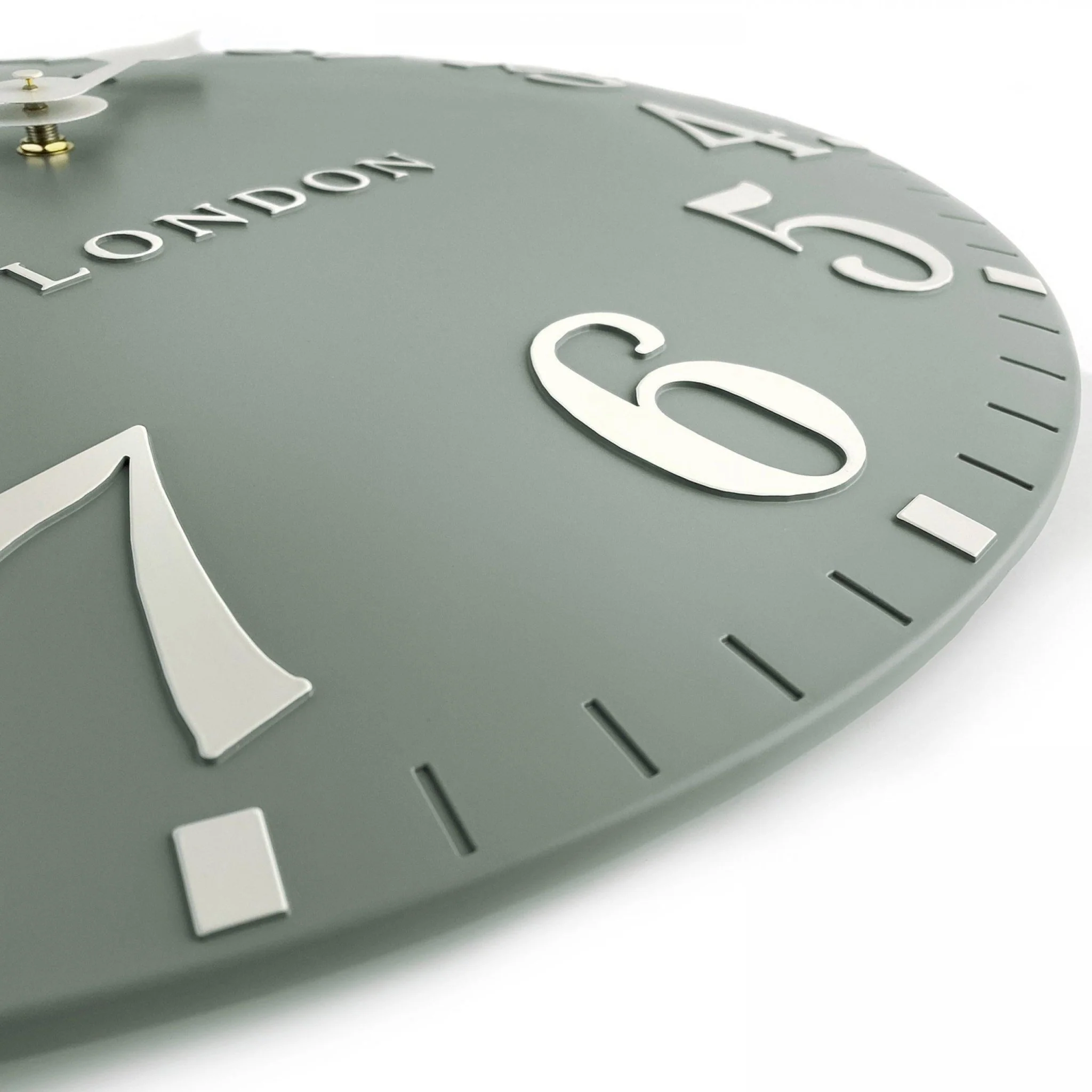 Thomas Kent 12" Arabic Wall Clock Seagrass - Image 3