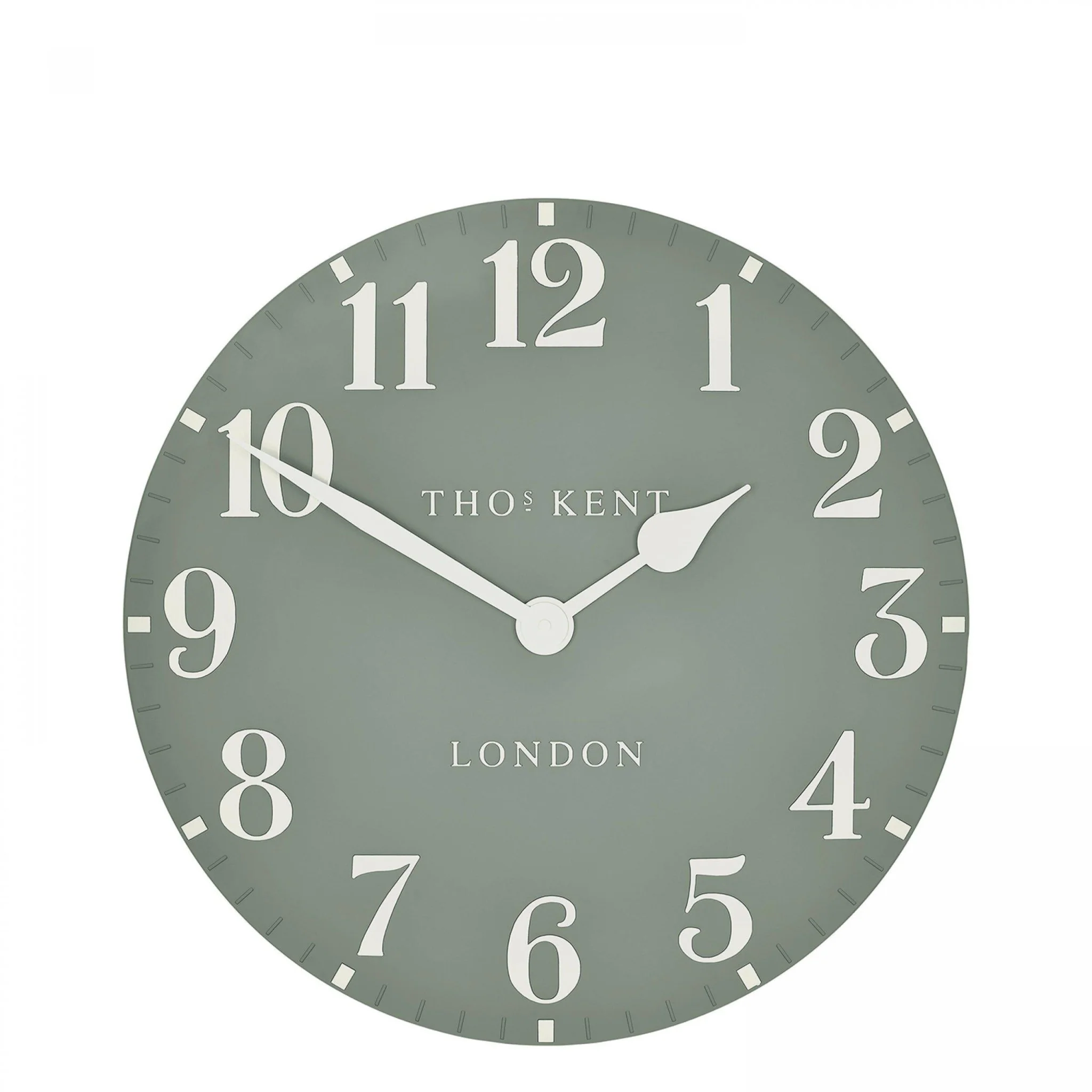 Thomas Kent 12" Arabic Wall Clock Seagrass - Image 4