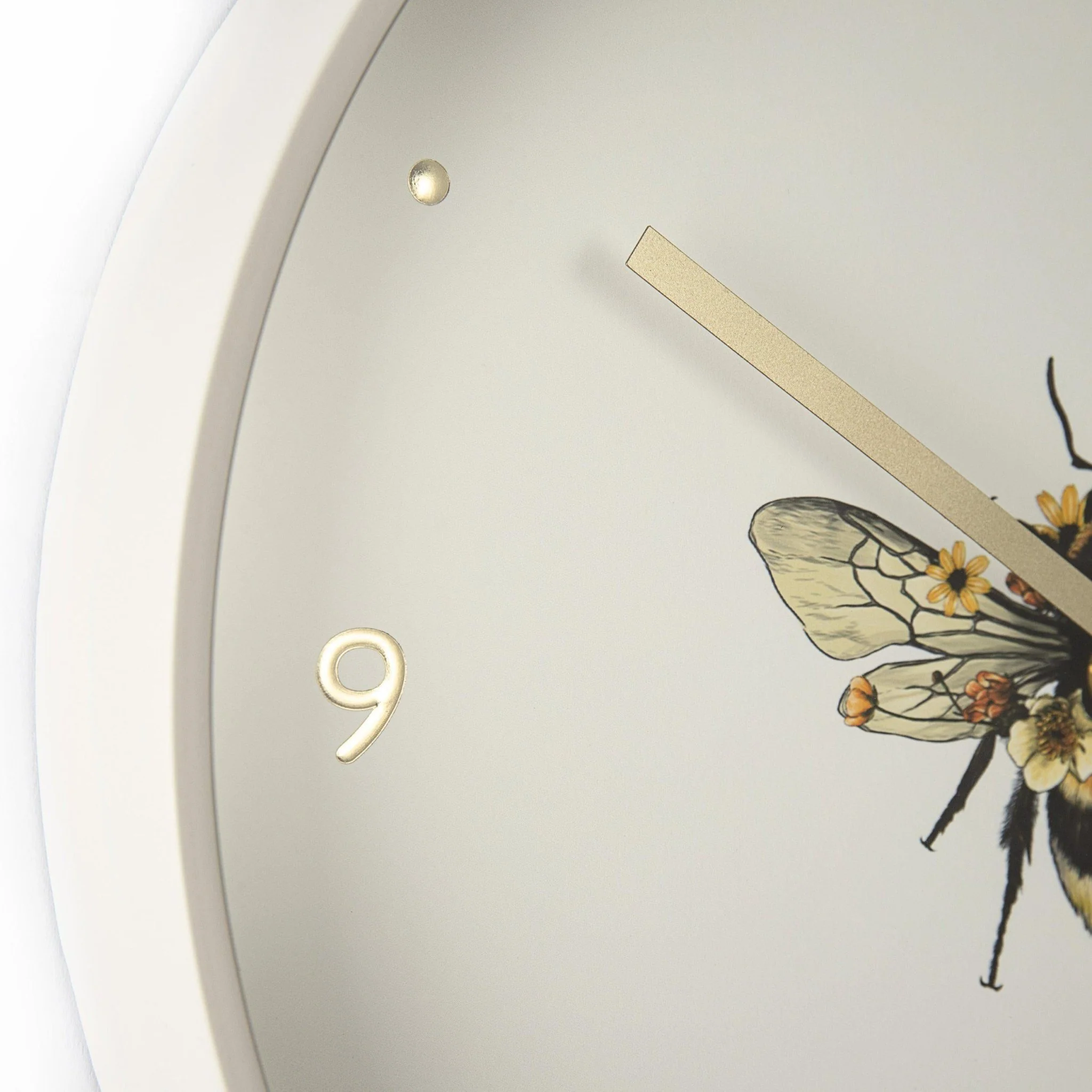 Thomas Kent 12" Bee In Bloom Wall Clock - Image 3