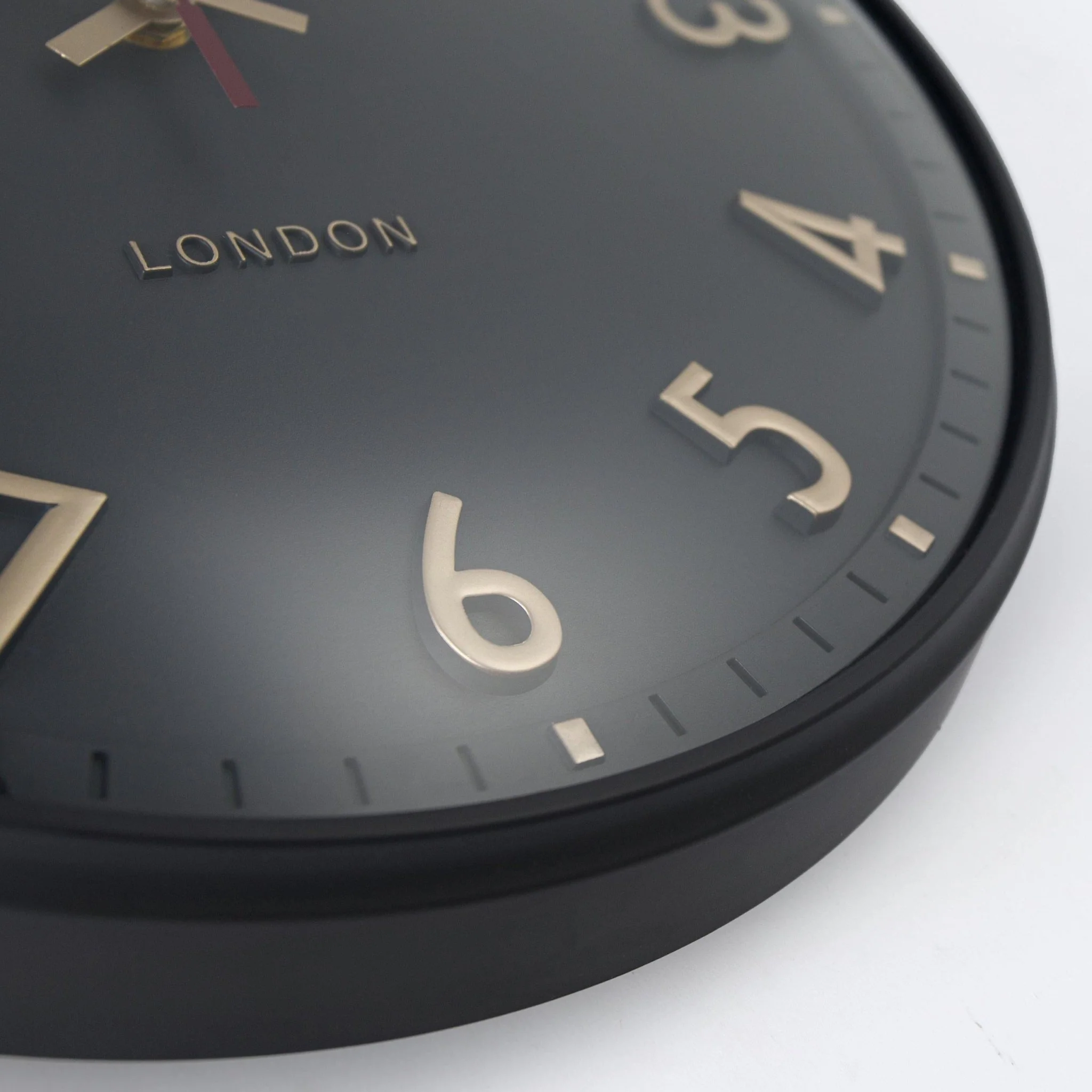 Thomas Kent 14" Tresco Wall Clock Charcoal - Image 5