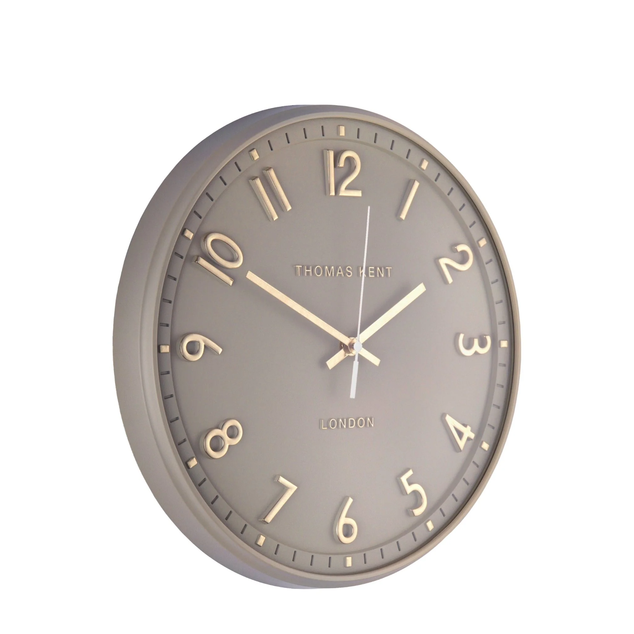 Thomas Kent 14" Tresco Wall Clock Taupe
