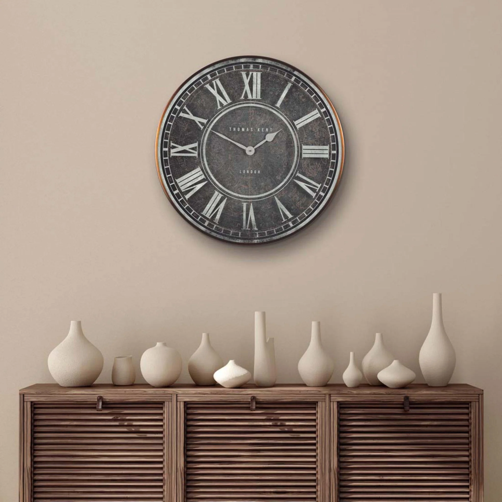 Thomas Kent 21" Florentine Wall Clock Antica - Image 2