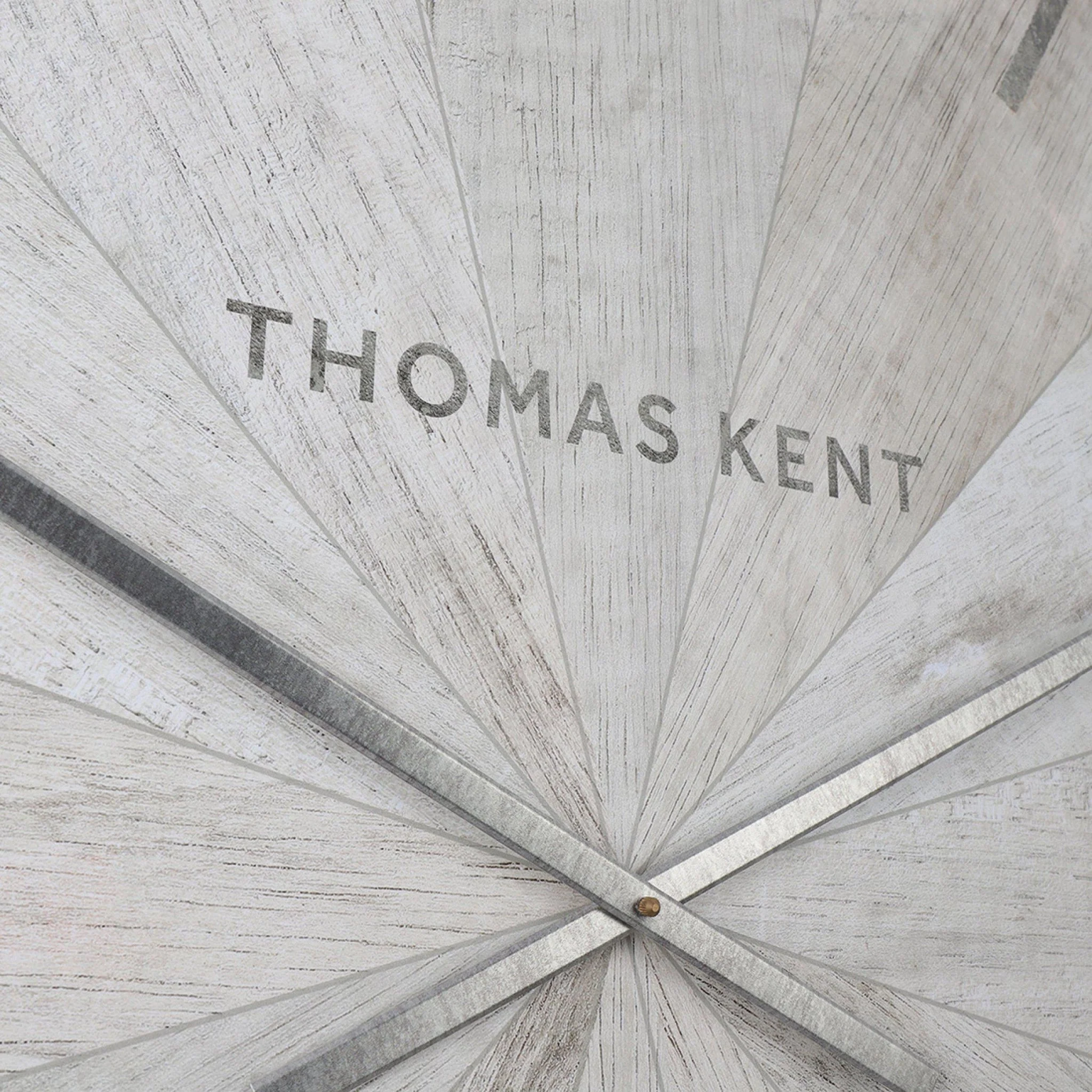 Thomas Kent 22" Wharf Wall Clock Pickled Oak - Image 2
