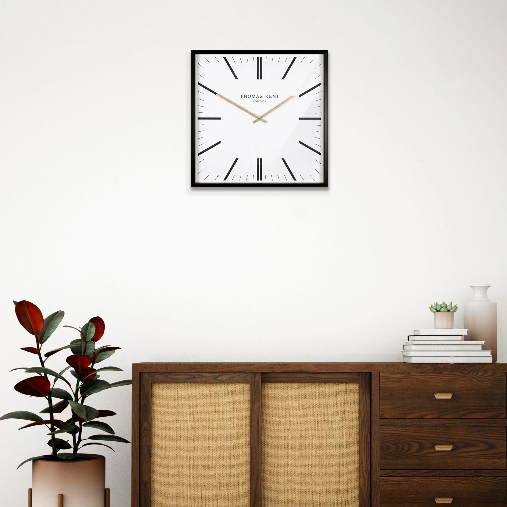 Thomas Kent 24" Garrick Wall Clock White - Image 2