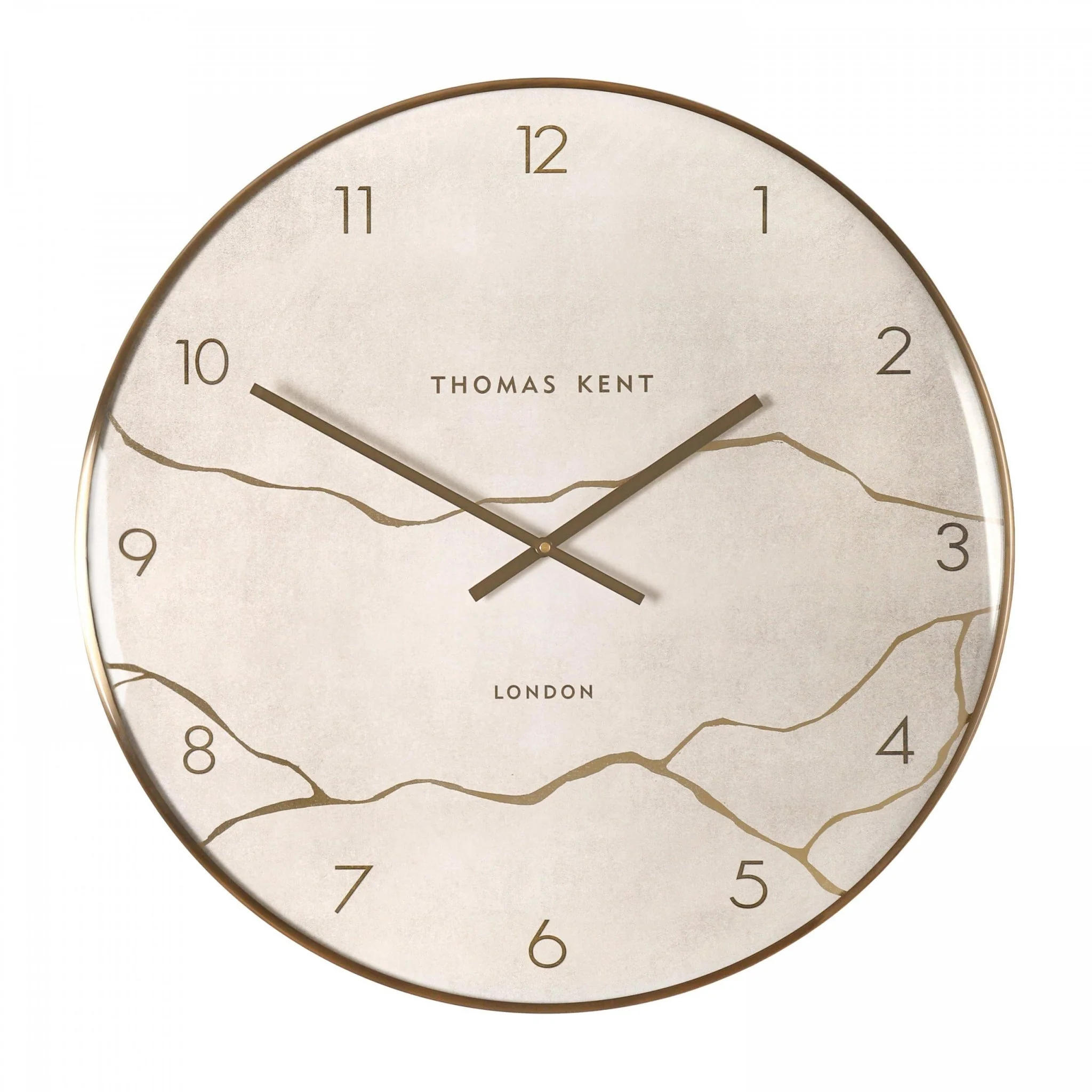 Thomas Kent 26" Oyster Wall Clock Stone