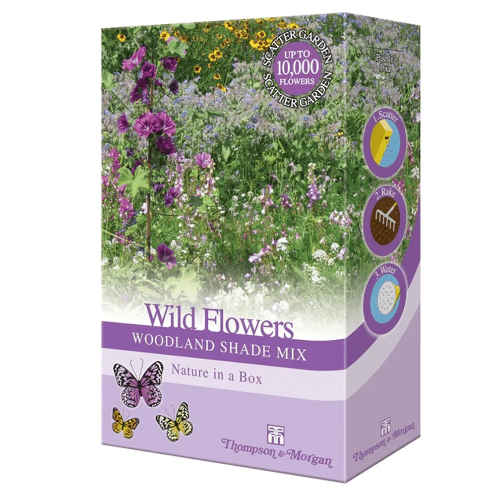 Thompson & Morgan Wild Flowers - Woodland Shade Mix 200g