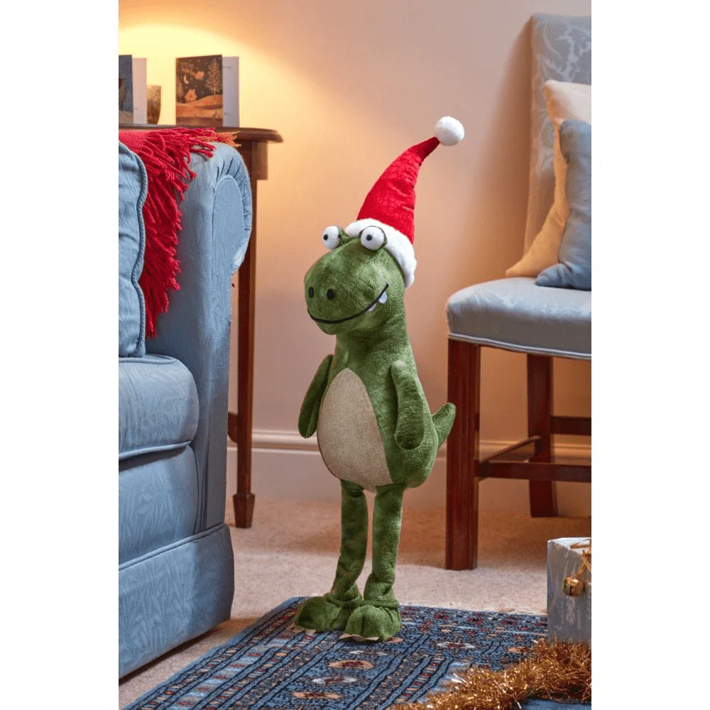 Three Kings Green Festive Dino 70cm - Large - Image 2