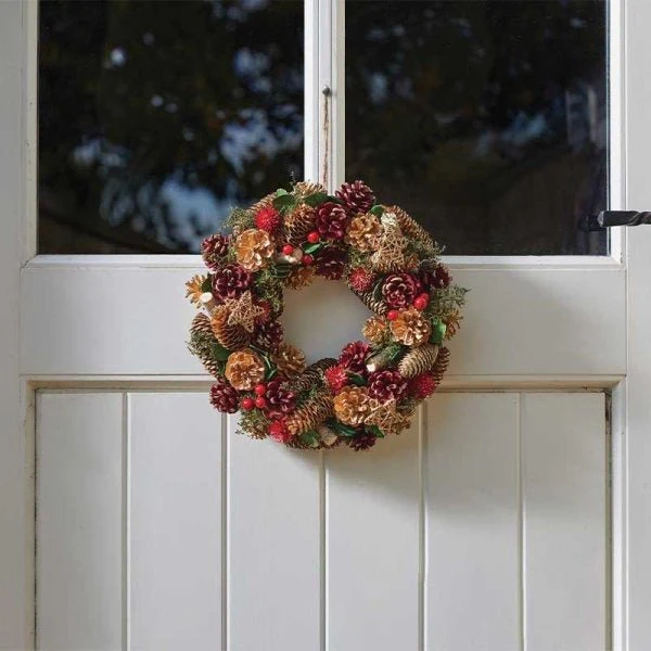 Three Kings Rustic Wreath, 50cm