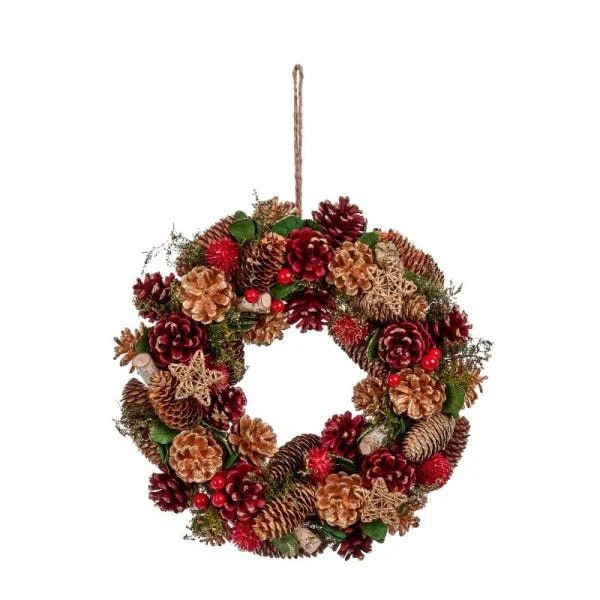 Three Kings Rustic Wreath, 50cm - Image 2