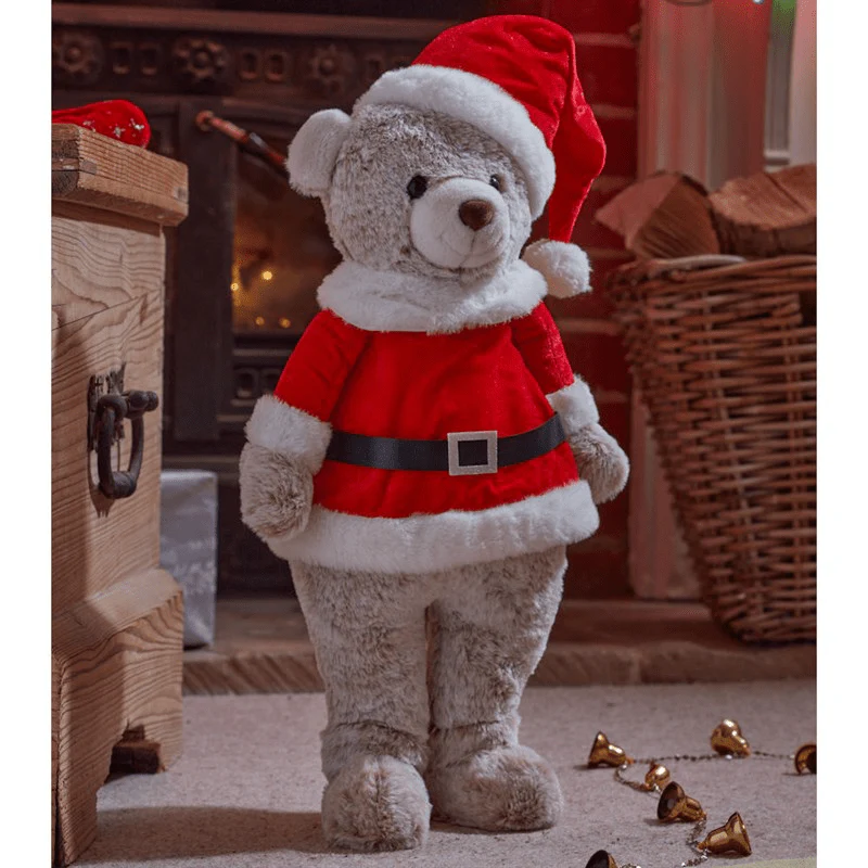 Three Kings Teddy Santa Large Standing Christmas Decoration