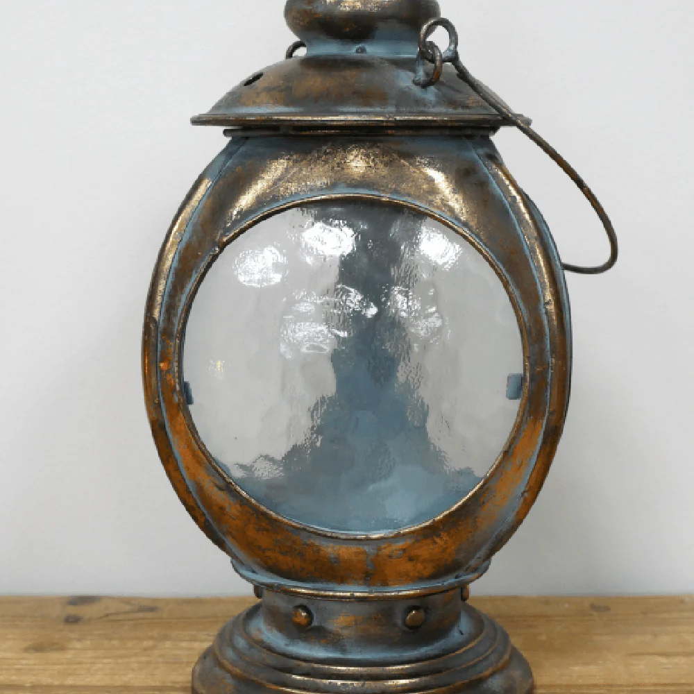 Three Window Lantern with Handle 38cm - Image 2