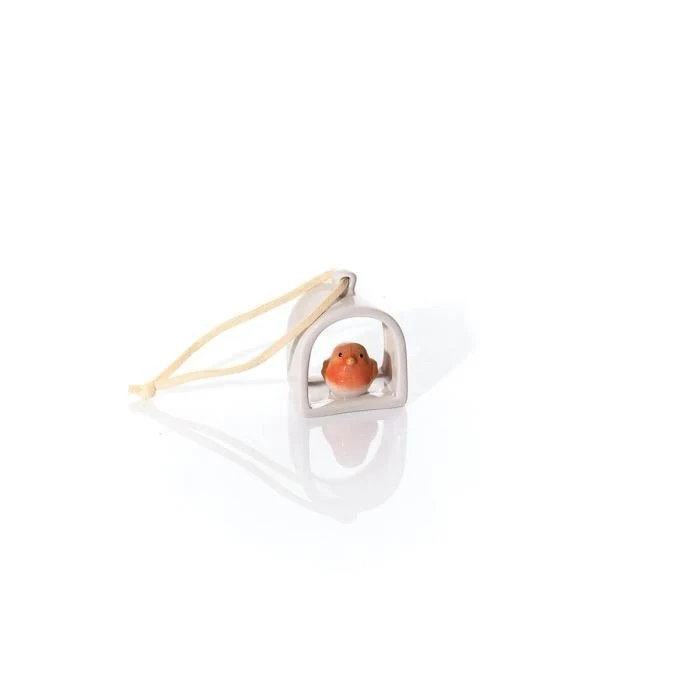 Tiny World Robin Arch Shaped Ceramic Hanger - Image 2