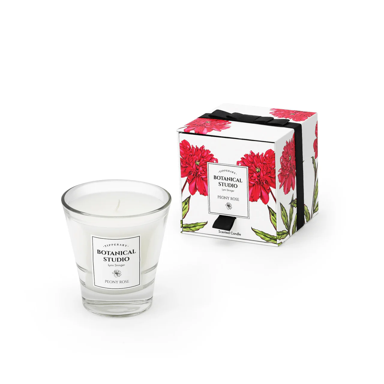TIPPERARY CRYSTAL Botanical Studio Candle - Peony Rose