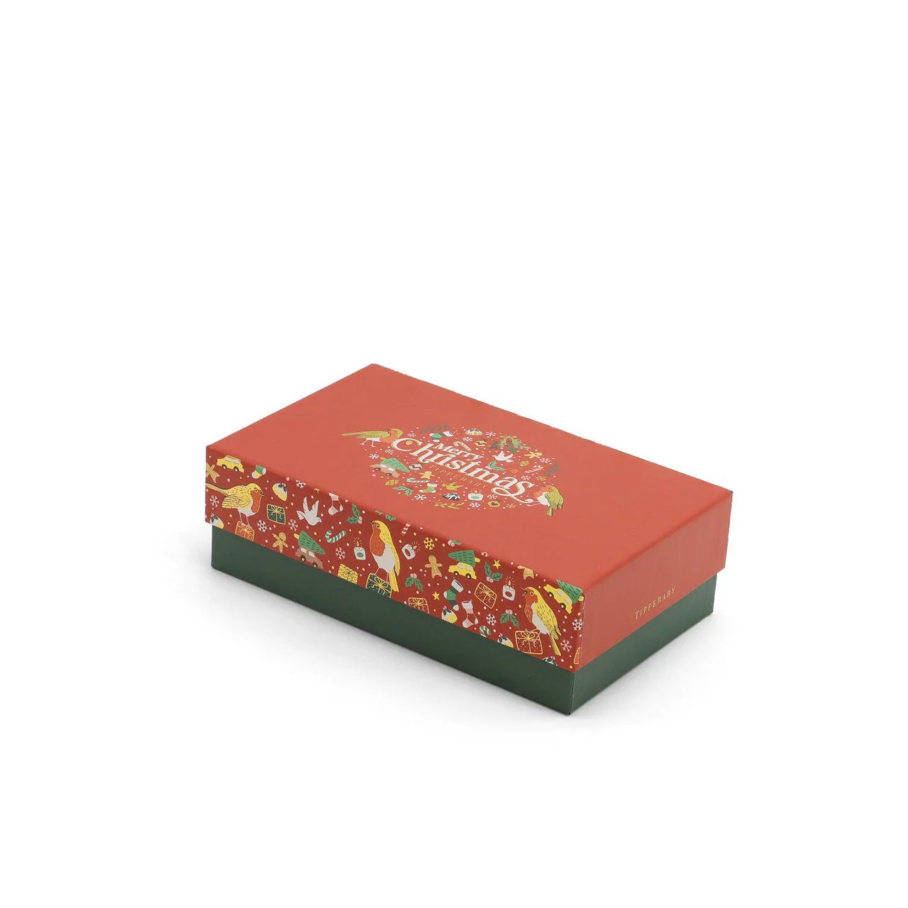 TIPPERARY CRYSTAL Christmas Robin Santa Cookie Plate and Milk Mug - Image 4