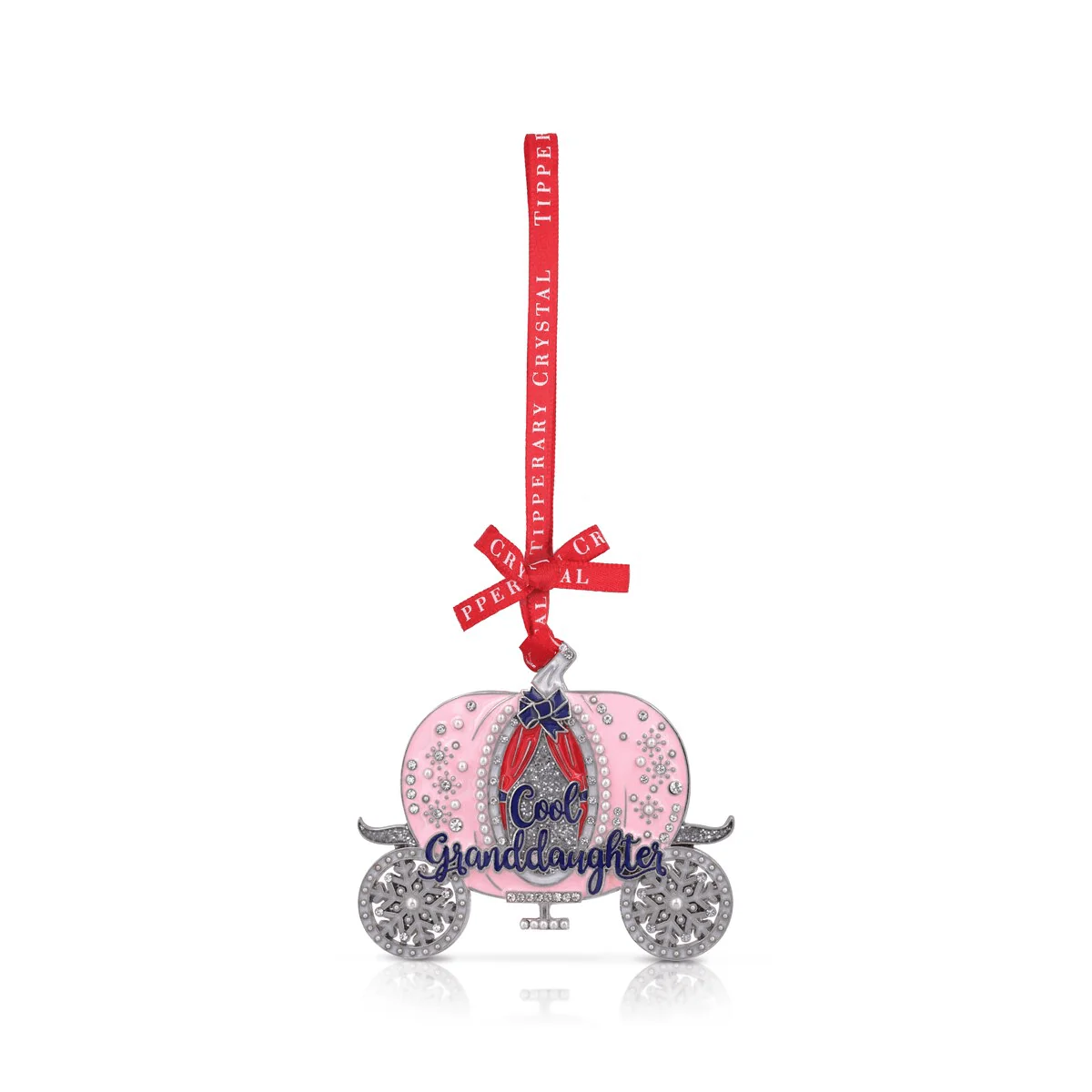 TIPPERARY CRYSTAL Cool Granddaughter Hanging Christmas Decoration