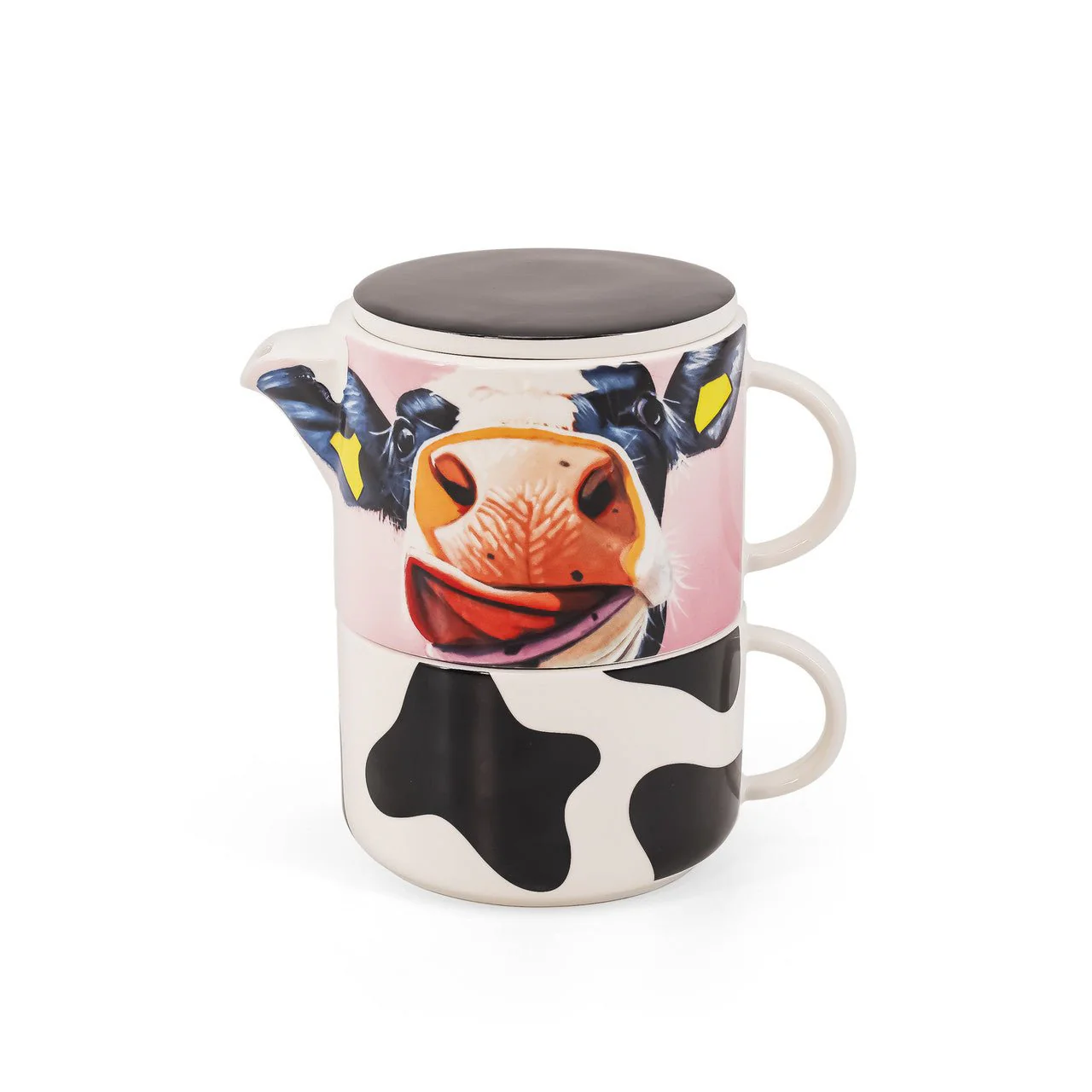TIPPERARY CRYSTAL Eoin O'Connor Cow Tea for One