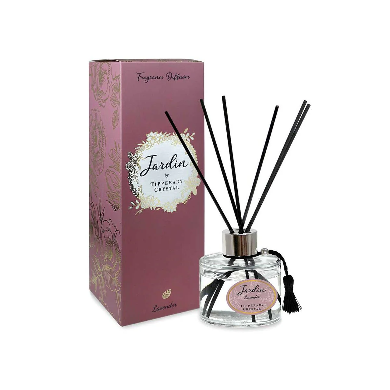 TIPPERARY CRYSTAL Lavender Jardin Collection Diffuser