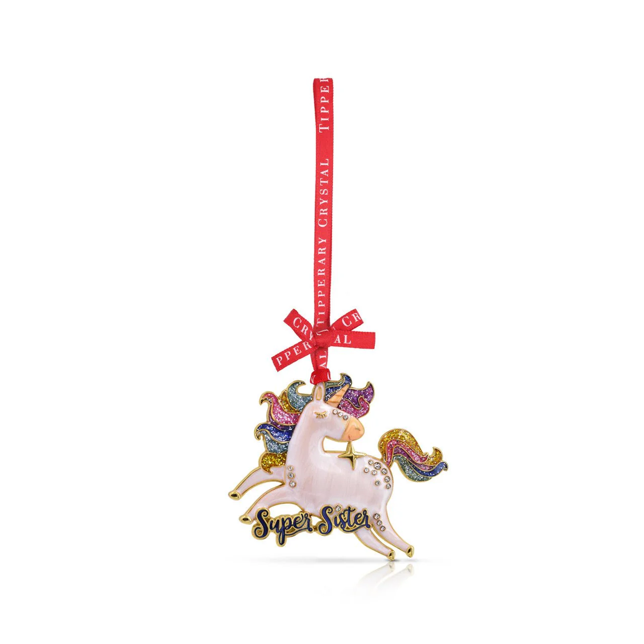 TIPPERARY CRYSTAL Loved One's Christmas Decoration Super Sister