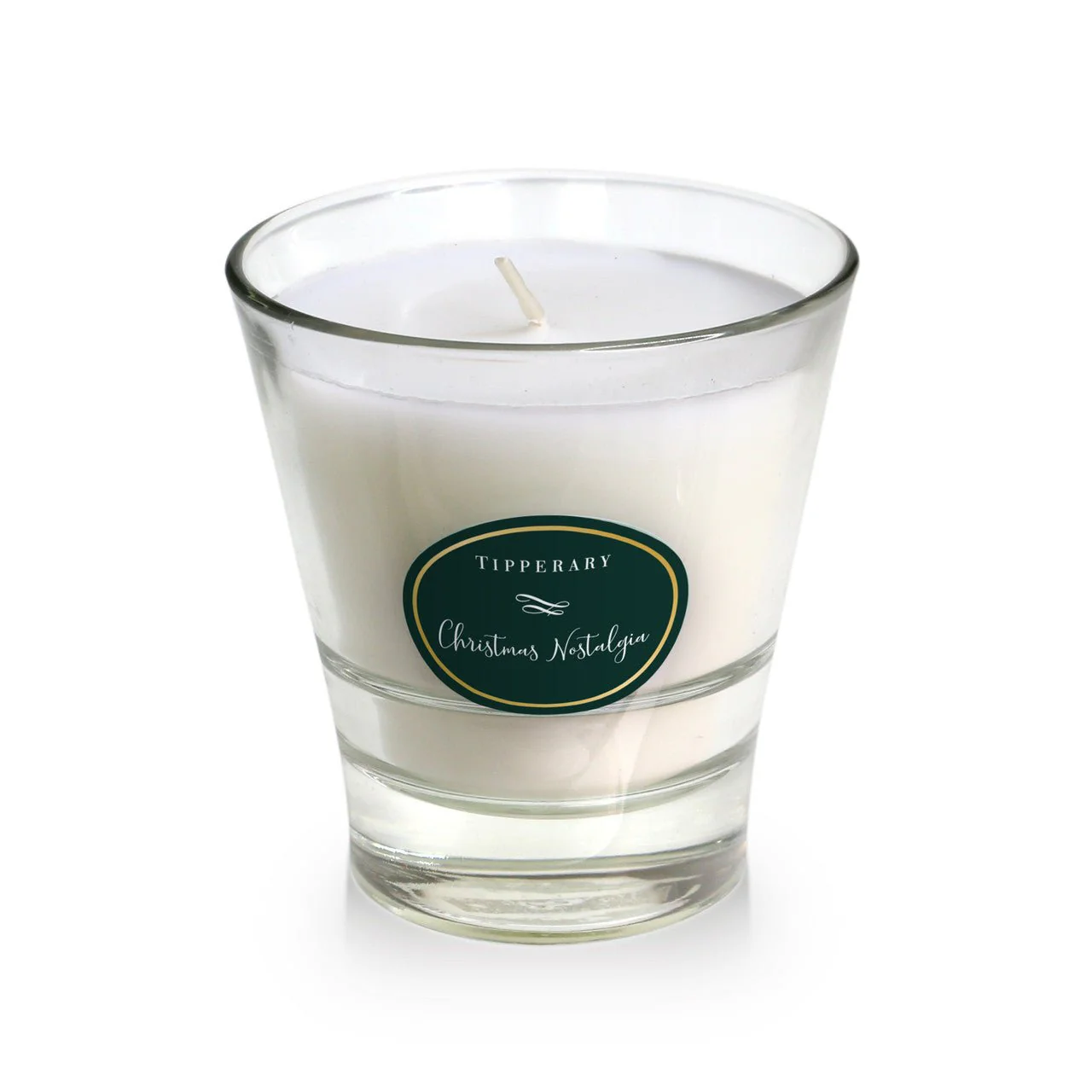 TIPPERARY CRYSTAL Poinsettia Tumbler Candle - Christmas Nostalgia - Image 2