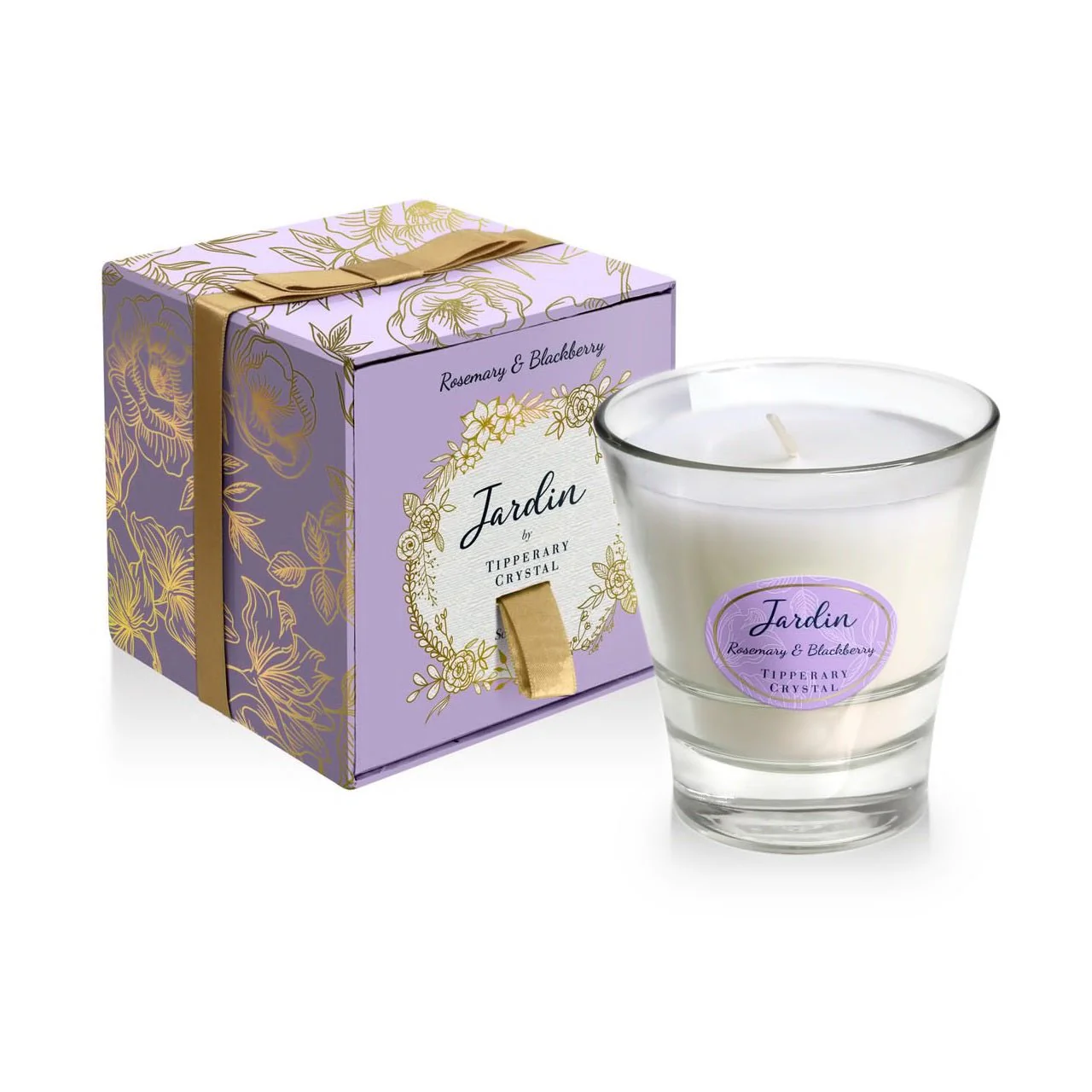 TIPPERARY CRYSTAL Rosemary & Blackberry - Jardin Collection Candle