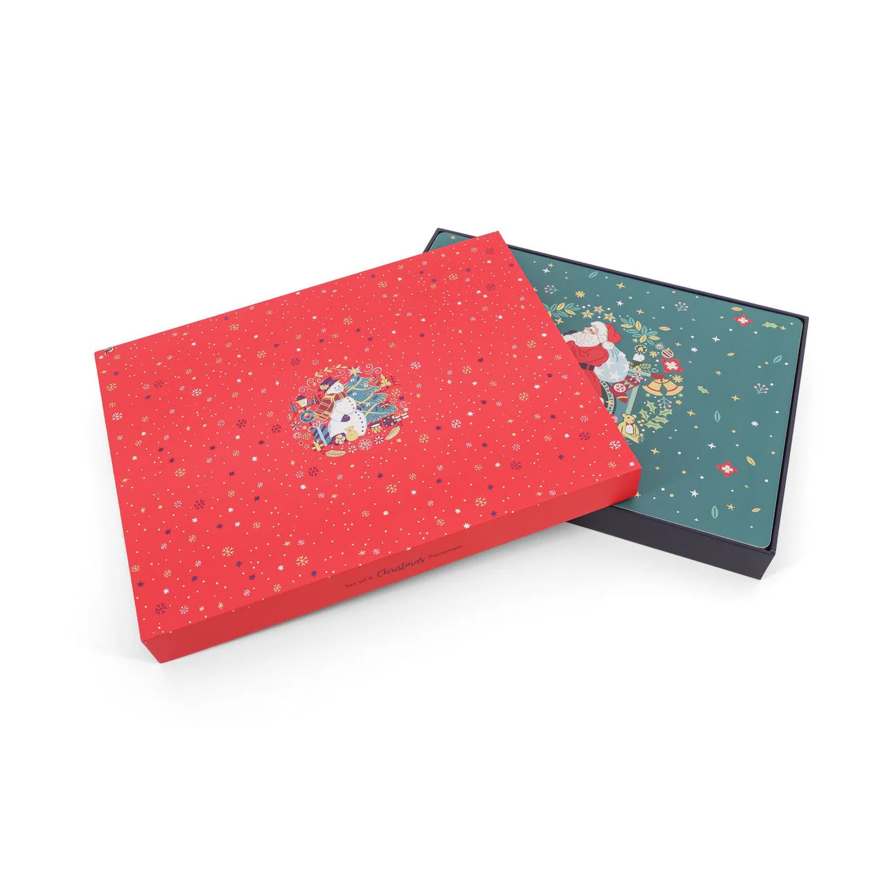 TIPPERARY CRYSTAL Set of 6 Christmas Placemats