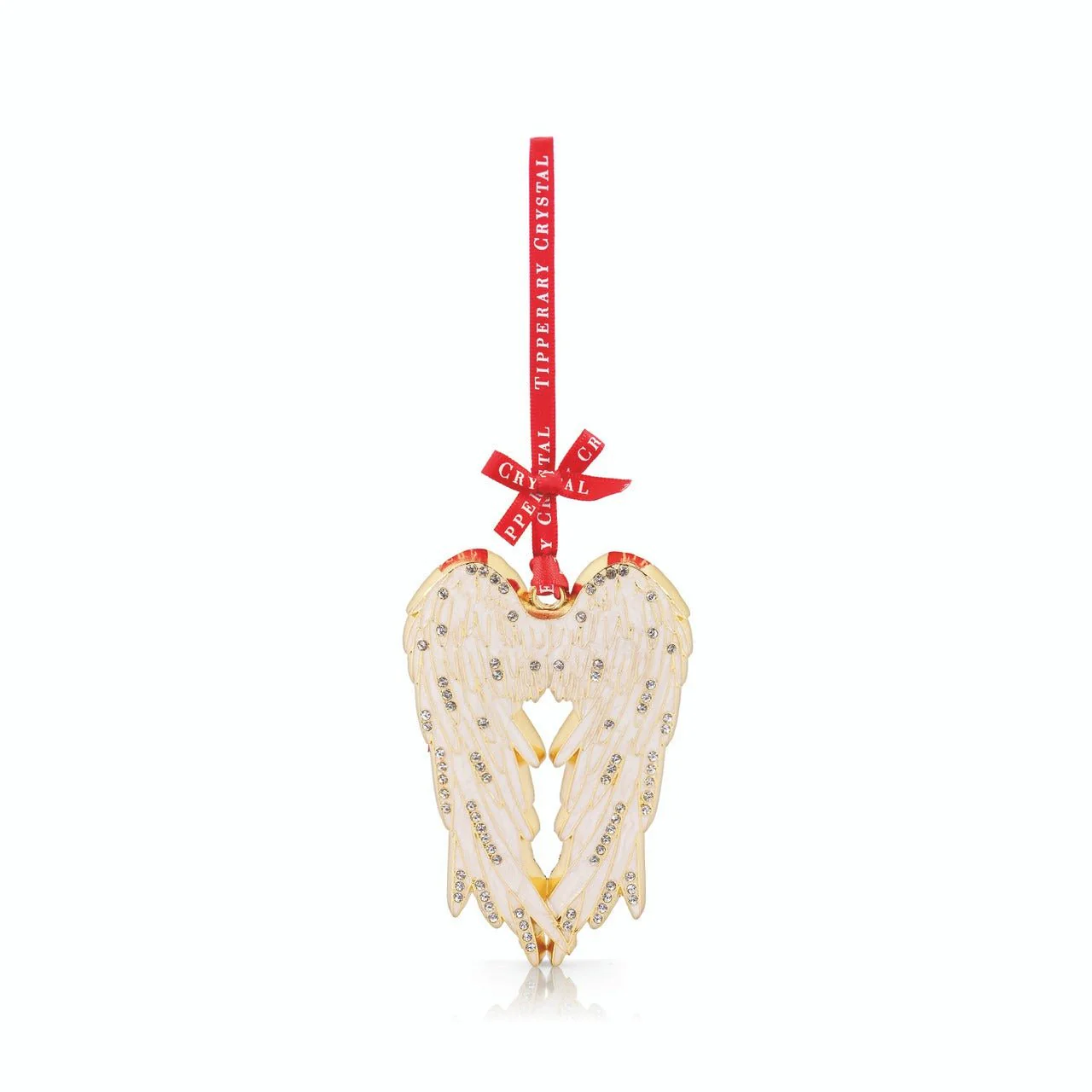 TIPPERARY CRYSTAL Sparkle Angel Wings Decoration