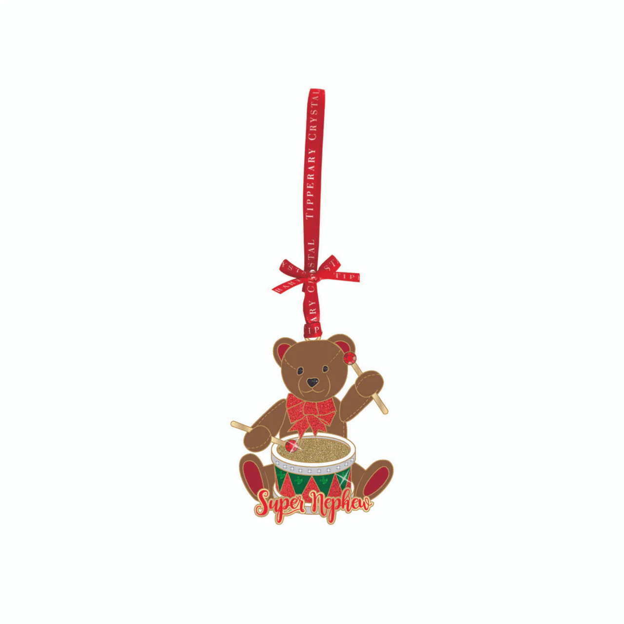 TIPPERARY CRYSTAL Super Nephew Hanging Christmas Decoration